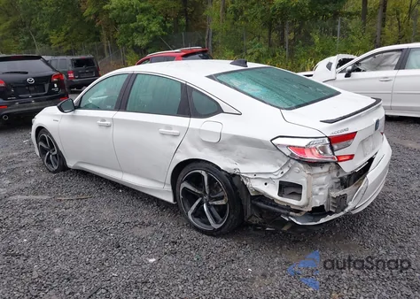 2022 Honda Accord Hybrid Sport z USA, uszkodzony, nr VIN 1HGCV3F27NA034738